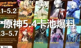 原神4.4卡池最新爆料,新角色与限定武器即将登场！